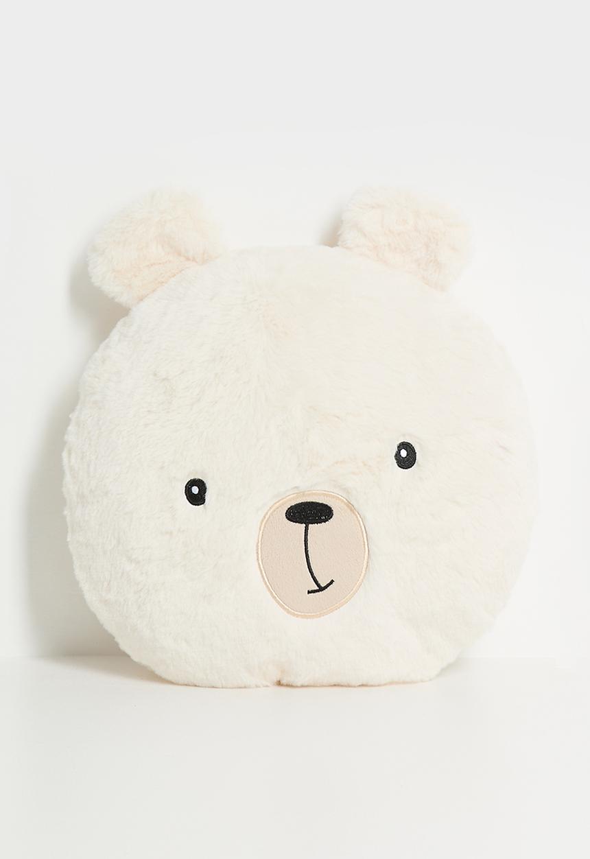 H&S - Bear cushion - Cream