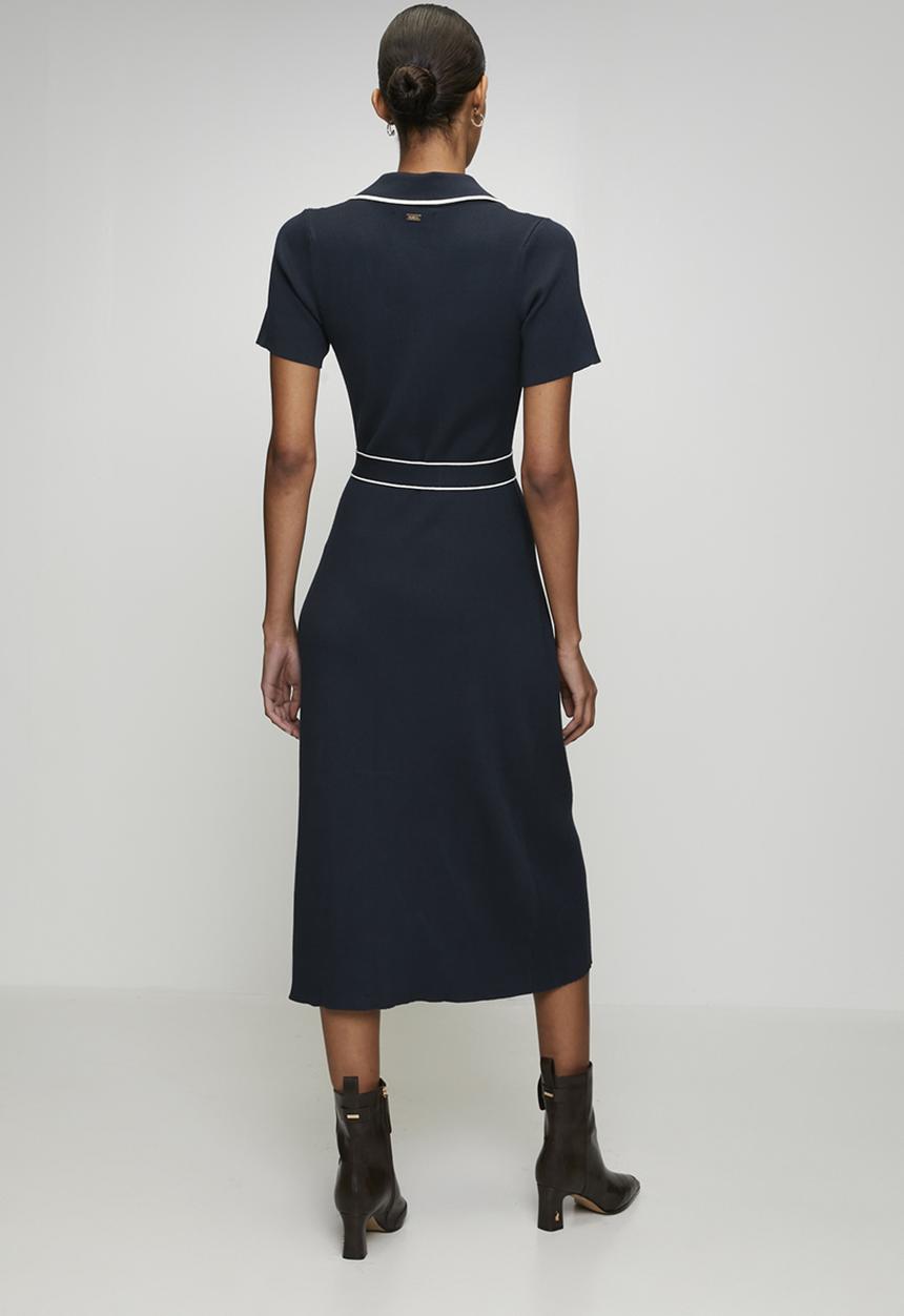 Pringle of Scotland - Pringle annie knit dress - navy