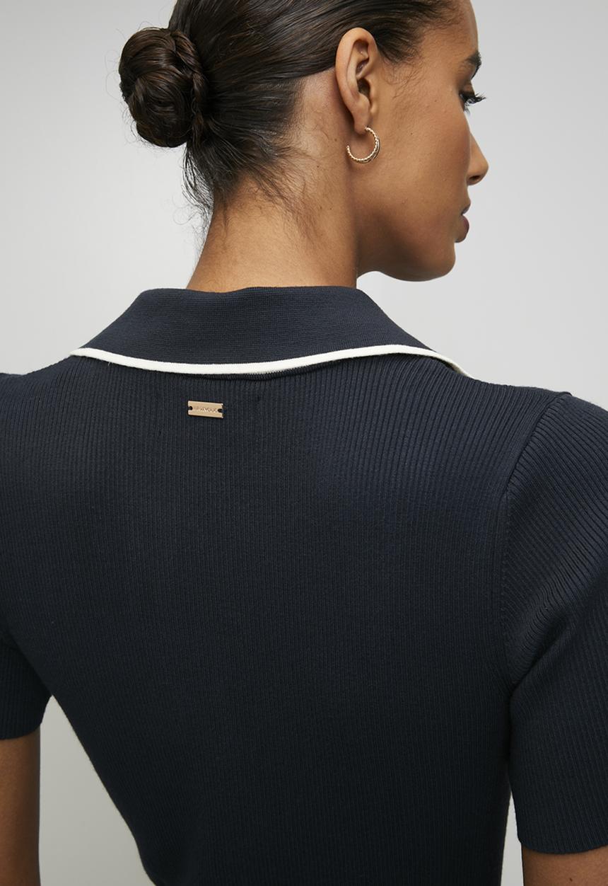 Pringle of Scotland - Pringle annie knit dress - navy