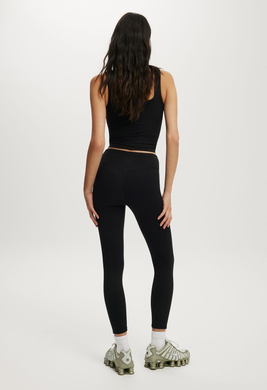 Cotton On - Ultra Soft Contour 7/8 Length Tight - Black