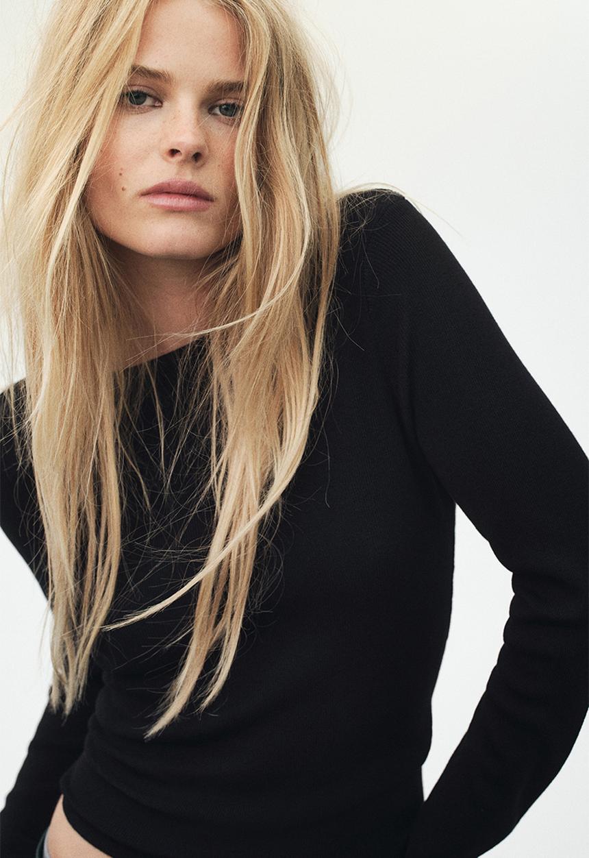 H&M - Long-sleeved jumper - black