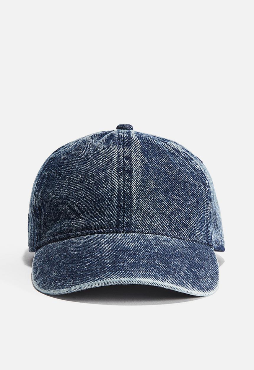 H&M - Cotton twill cap - denim blue washed