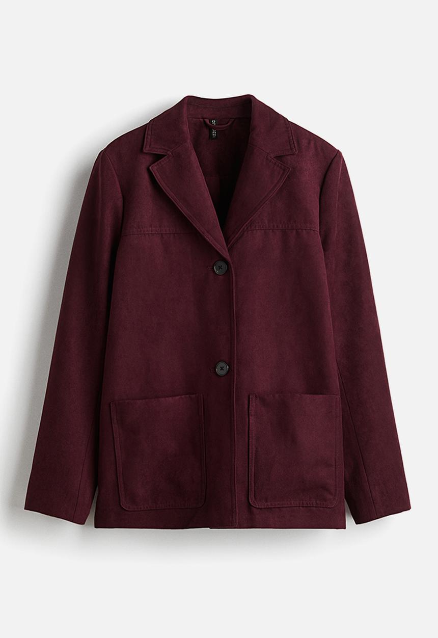 H&M - Jacket - plum red