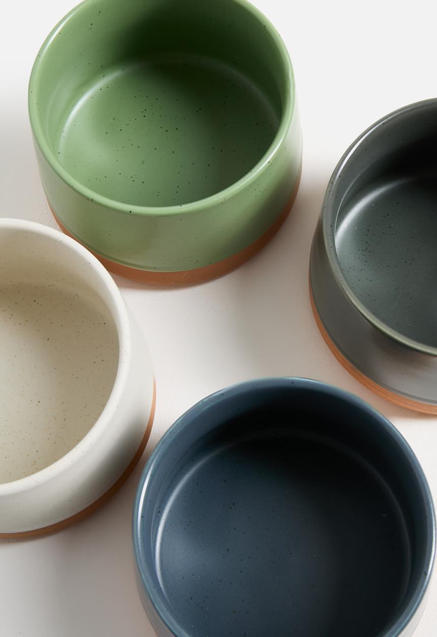 Excellent Houseware - Mila bowls set of 4 on board - Multi