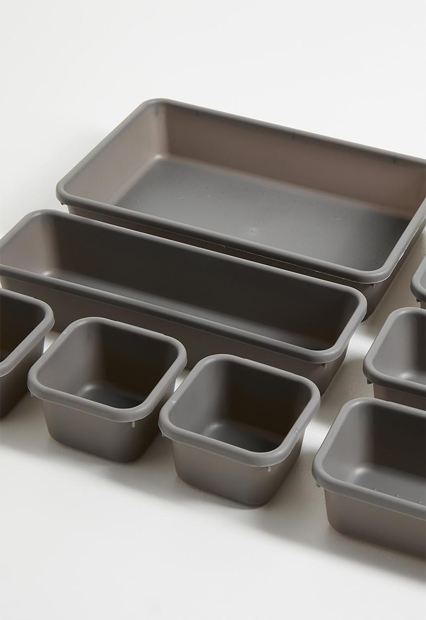Storage Solutions - Tray Storage Boxes - Grey
