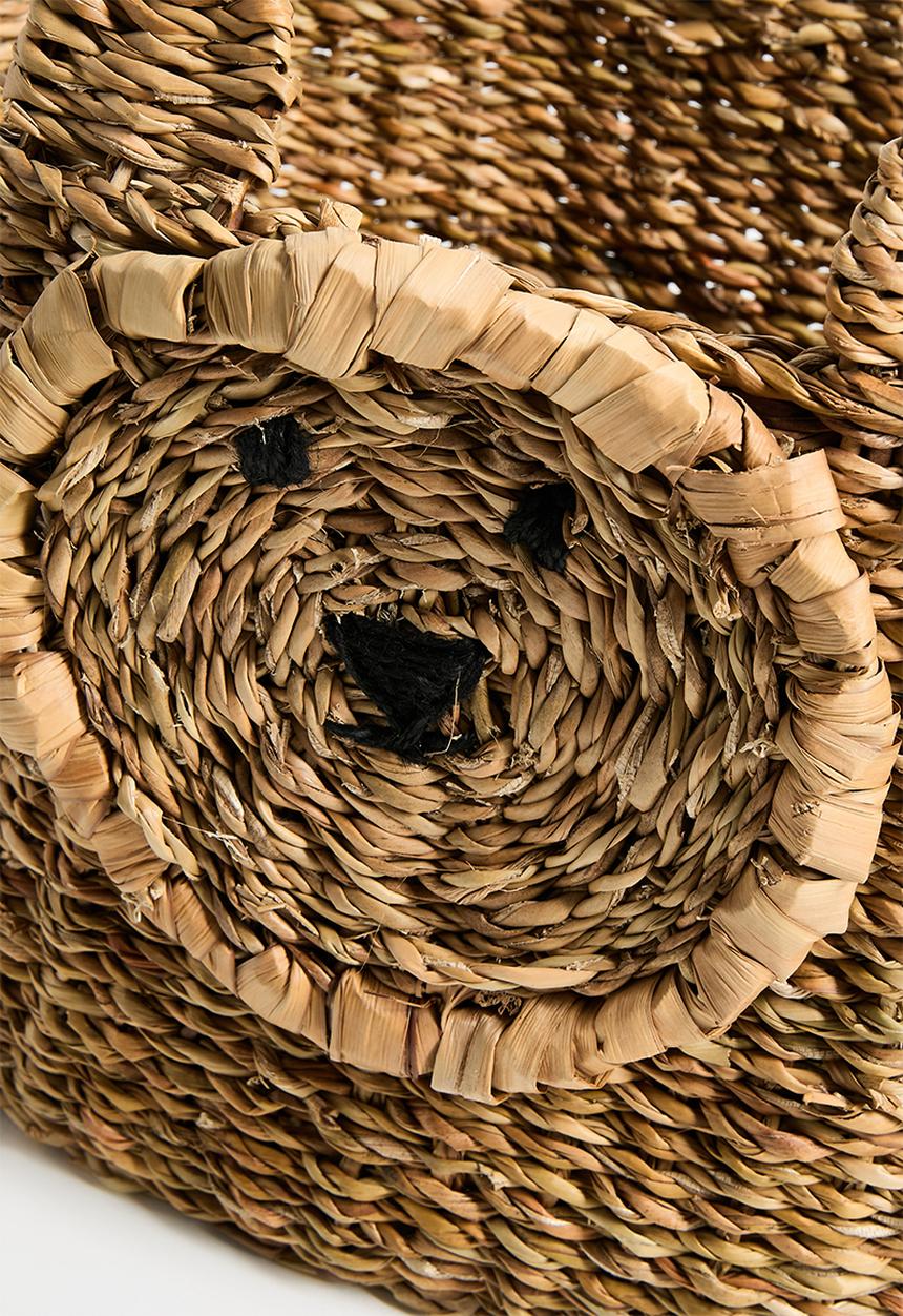 H&S - Lion Basket set of 2 - Natural