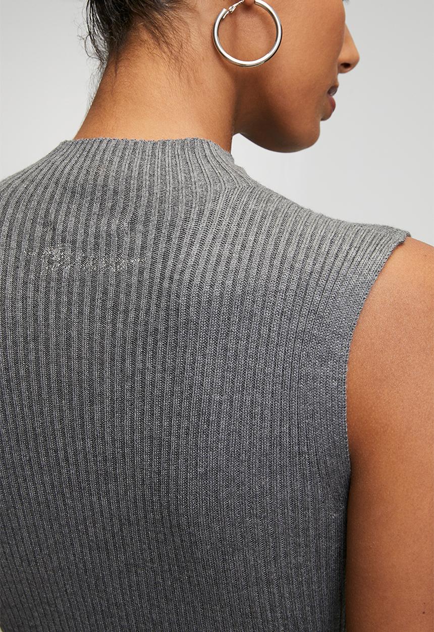 GUESS - Eco Julia Seamless Sweater Dress - Medium Charcoal Heather