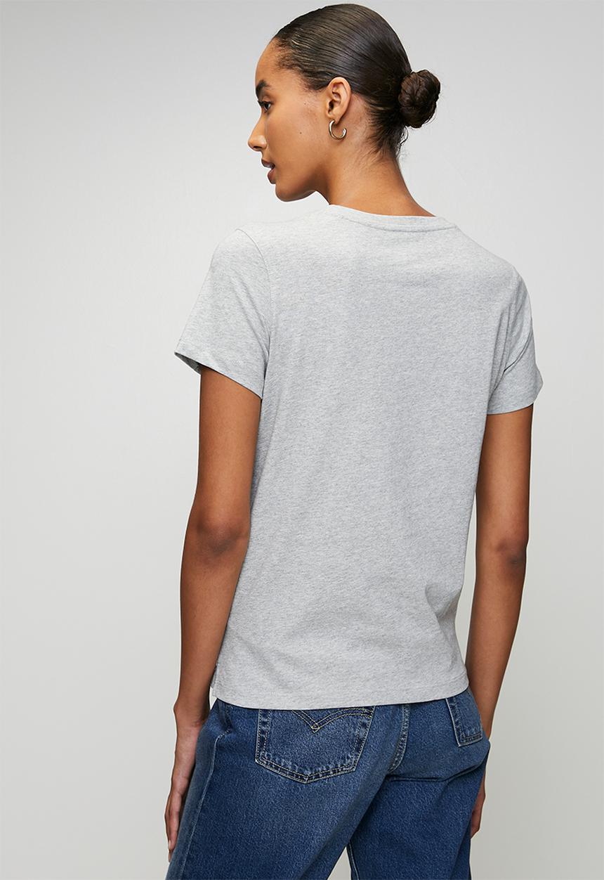 GUESS - Krystal Triangle Tee - Light Melange Grey