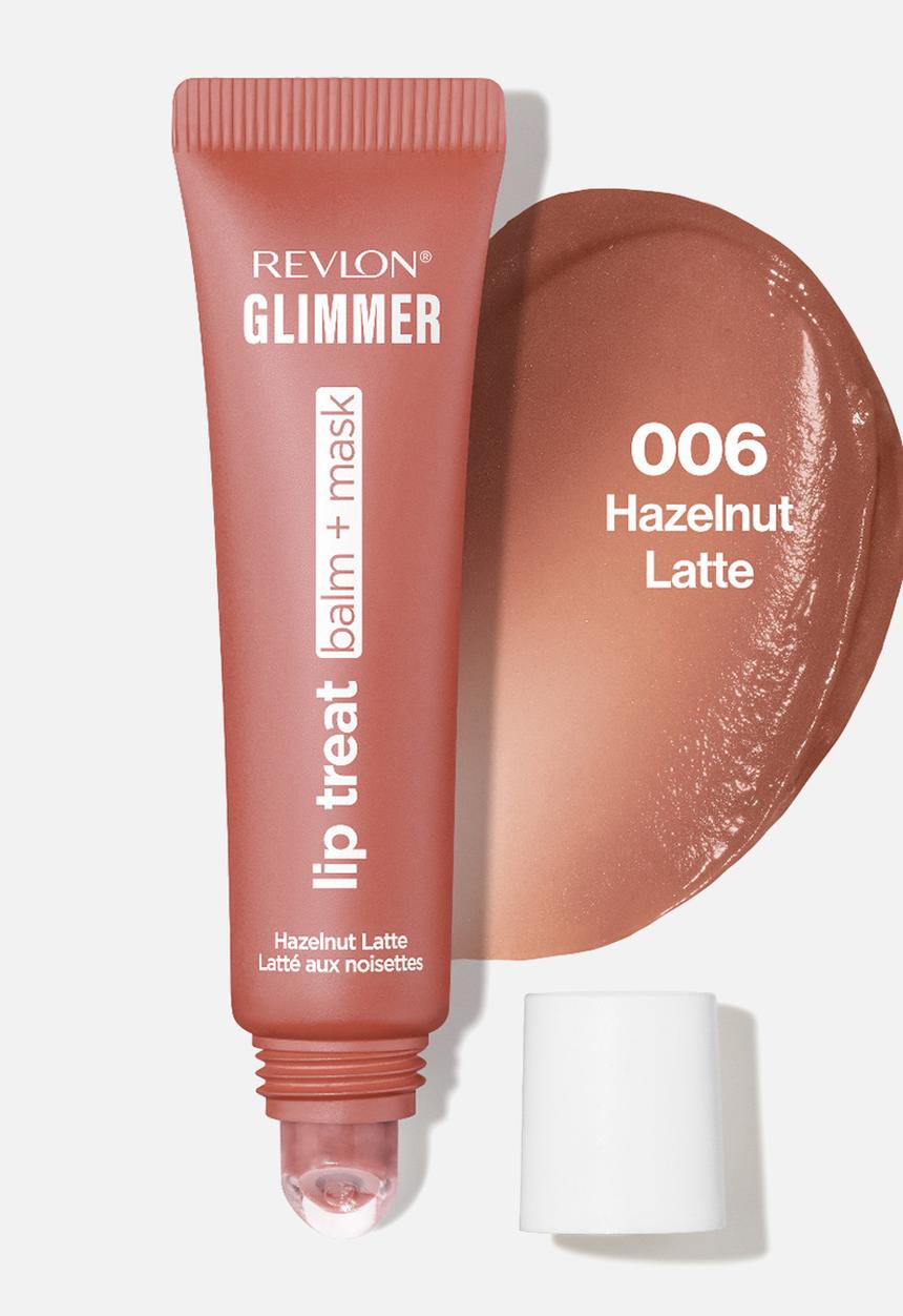 Revlon - Glimmer Lip Treat Balm + Mask - Hazelnut Latte