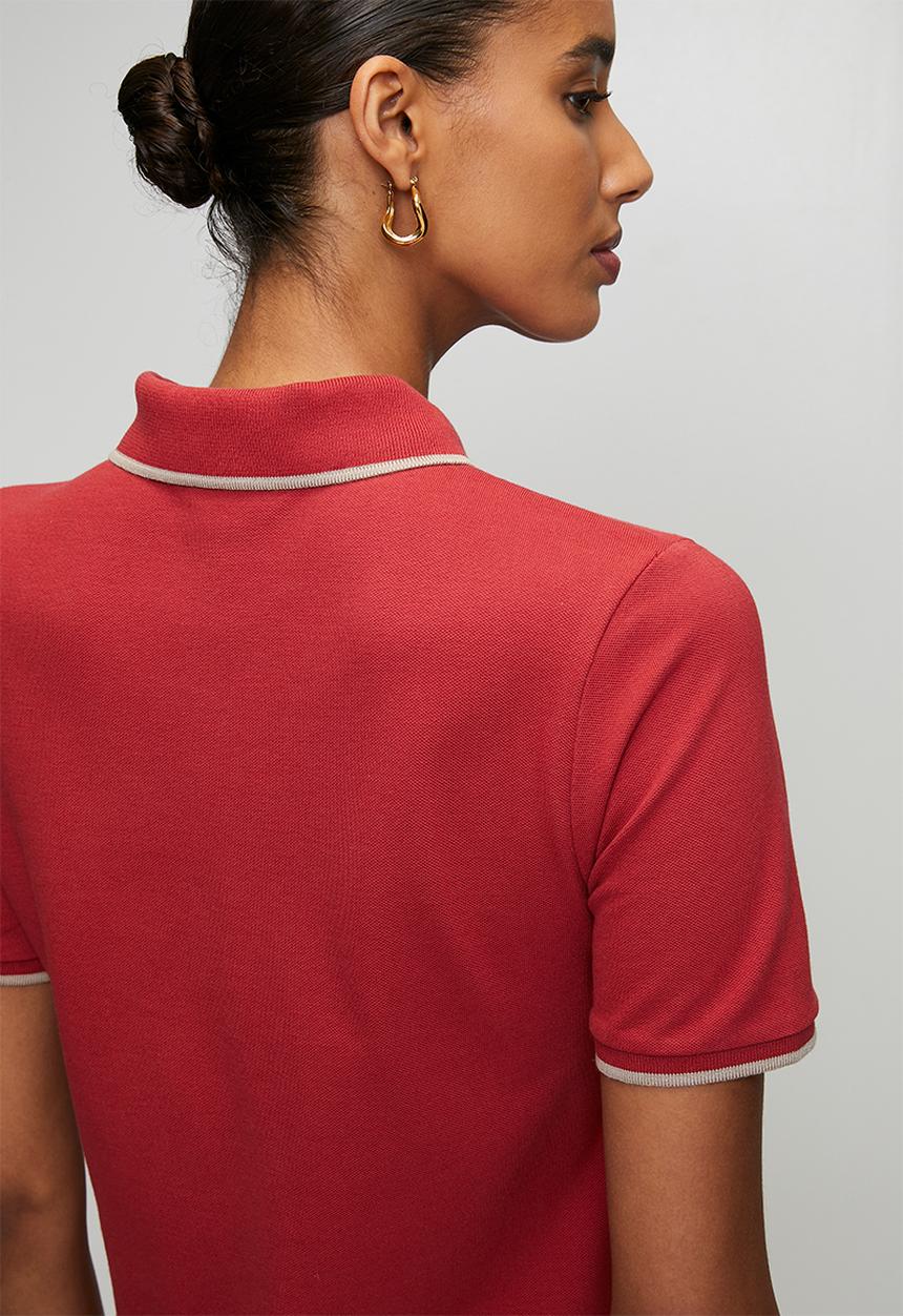 POLO - Wmn Leah Golfer Dress - Garnet