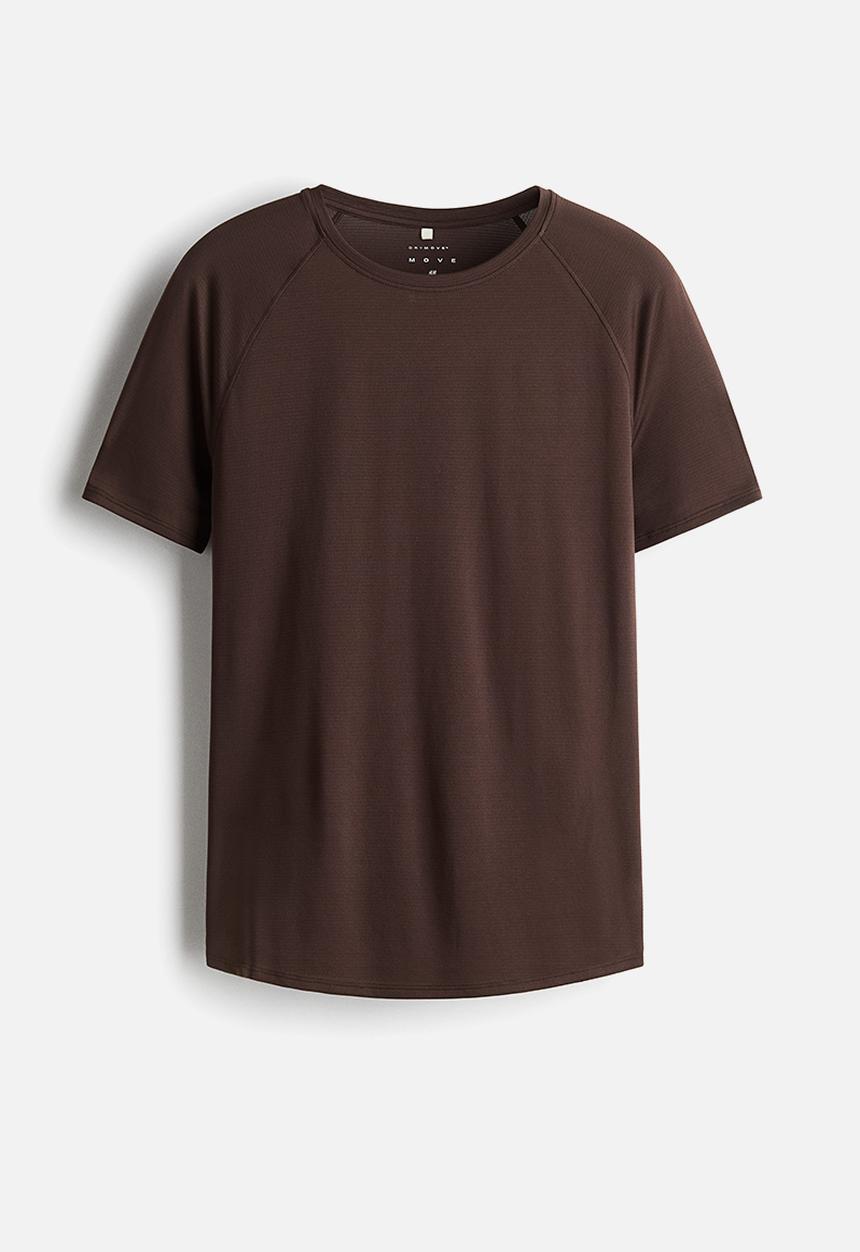 H&M - Sports top with drymove™ - warm brown
