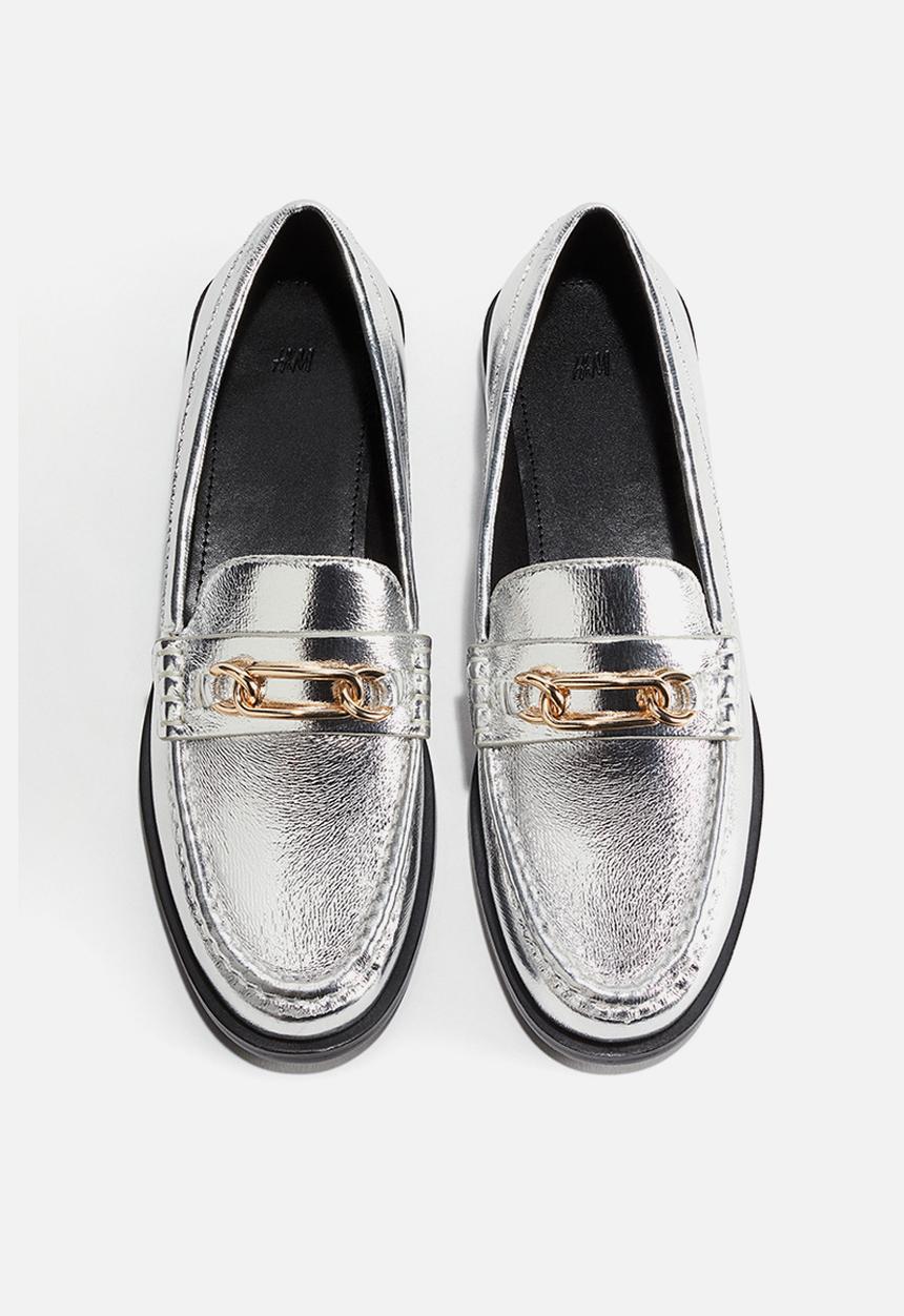 H&M - Loafers - silver-coloured
