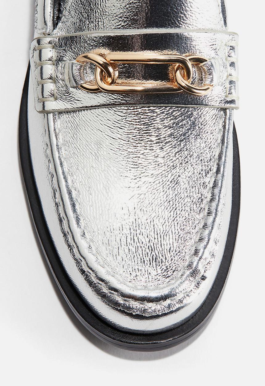 H&M - Loafers - silver-coloured