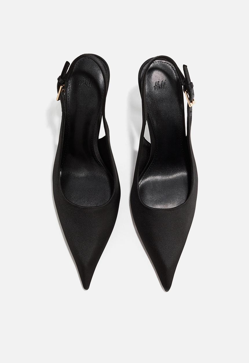 H&M - Heeled slingbacks - black