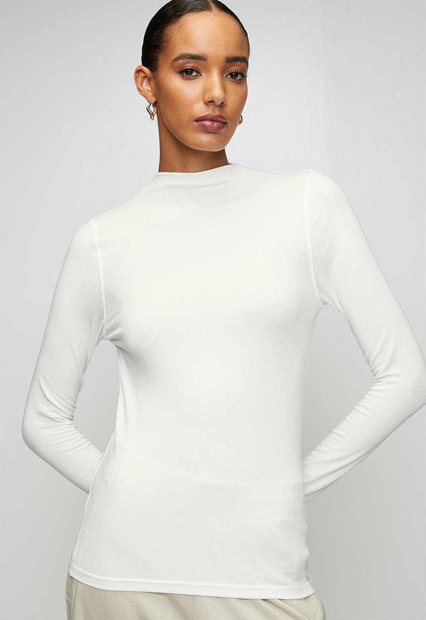 Wmn Dani Ls Second Skin - Off White
