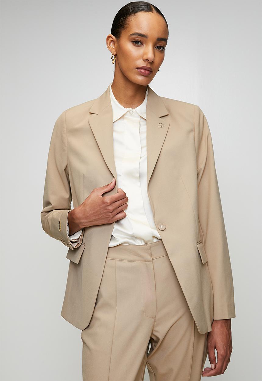 POLO - Wmn Tatum Suit Blazer - Stone