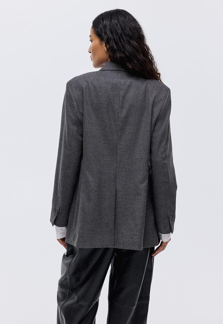 H&M - Single-breasted blazer - dark grey
