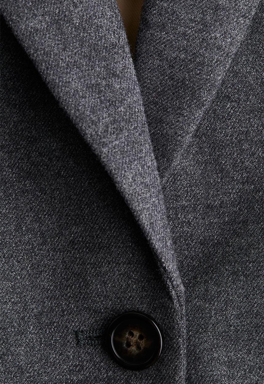 H&M - Single-breasted blazer - dark grey