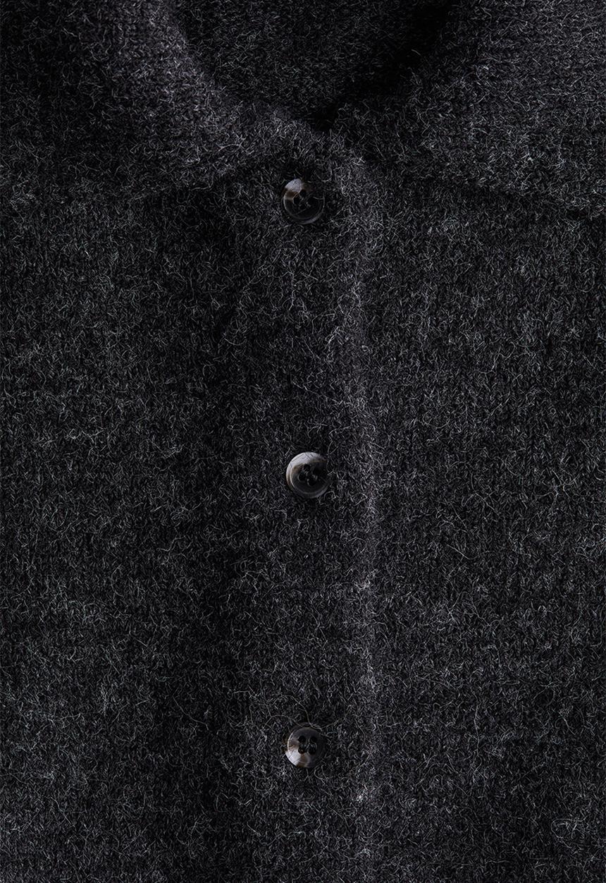 H&M - Collared cardigan - dark grey