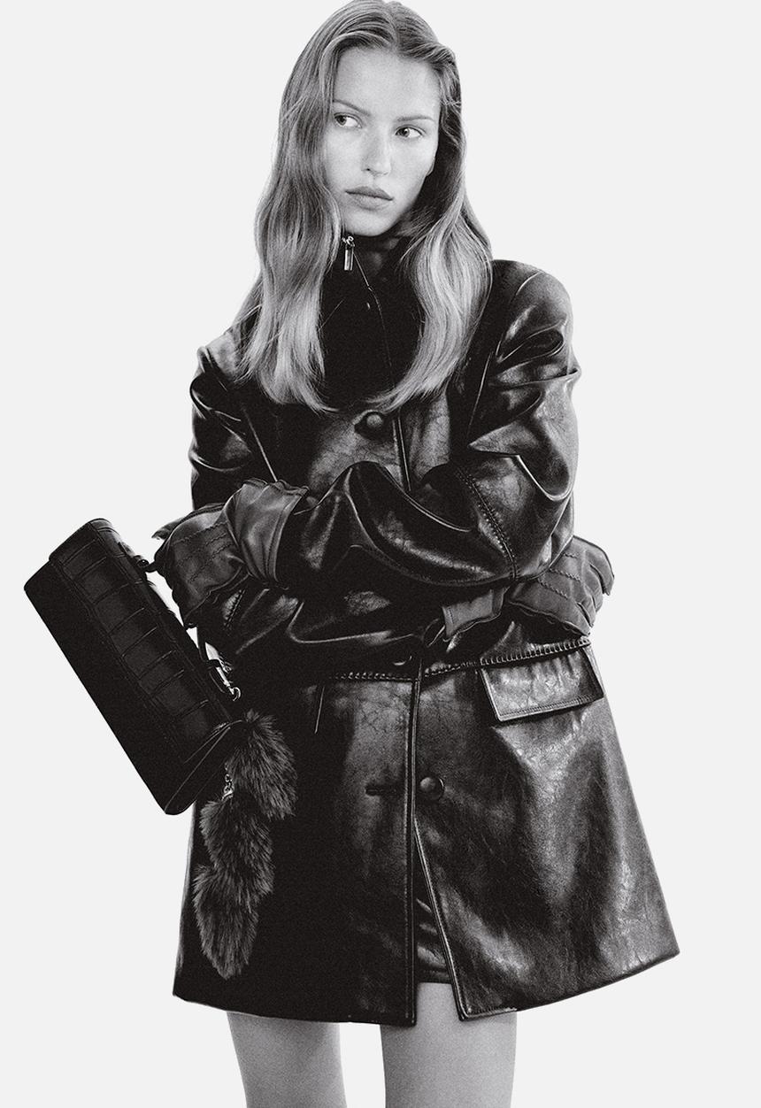 H&M - Coated jacket - dark brown