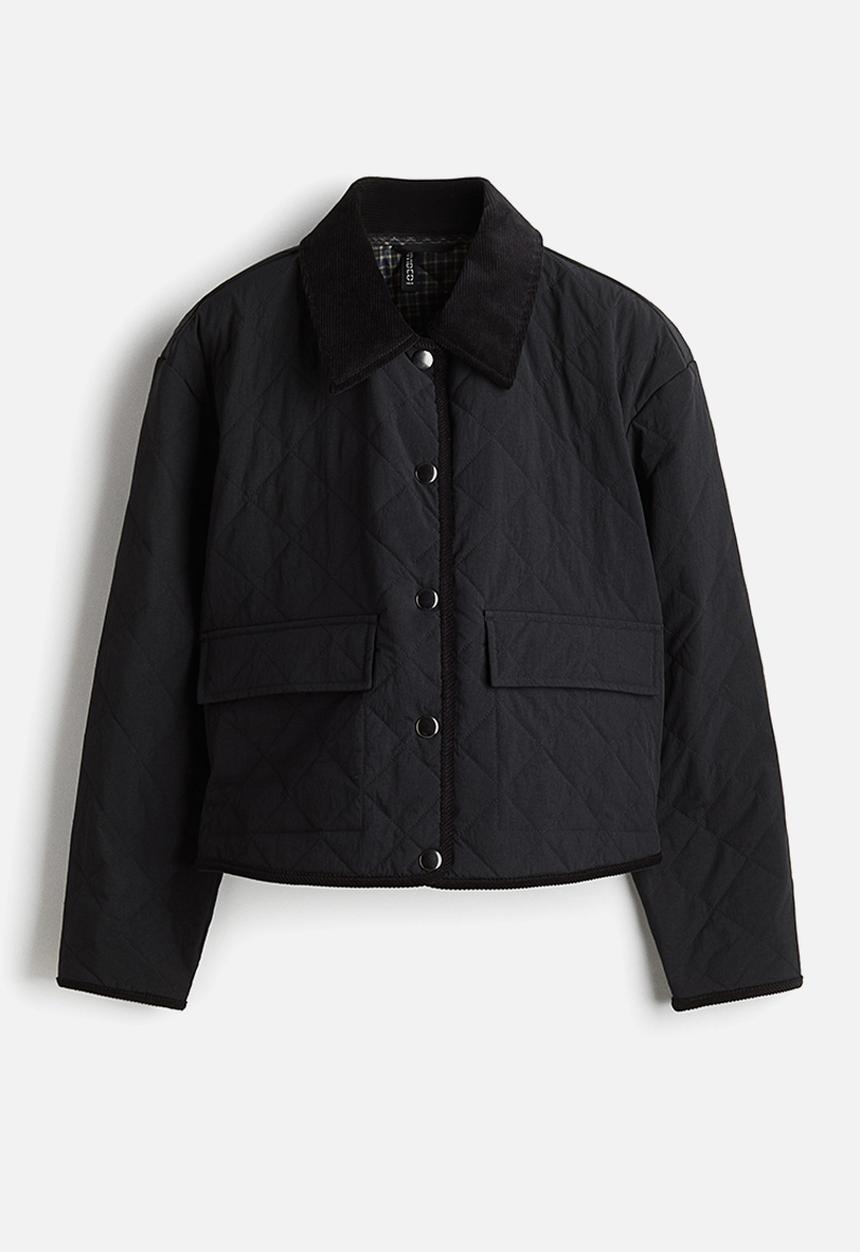 H&M - Quilted jacket - black