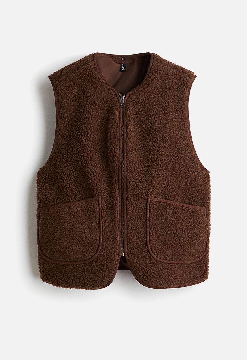 H&M - Teddy gilet - dark brown