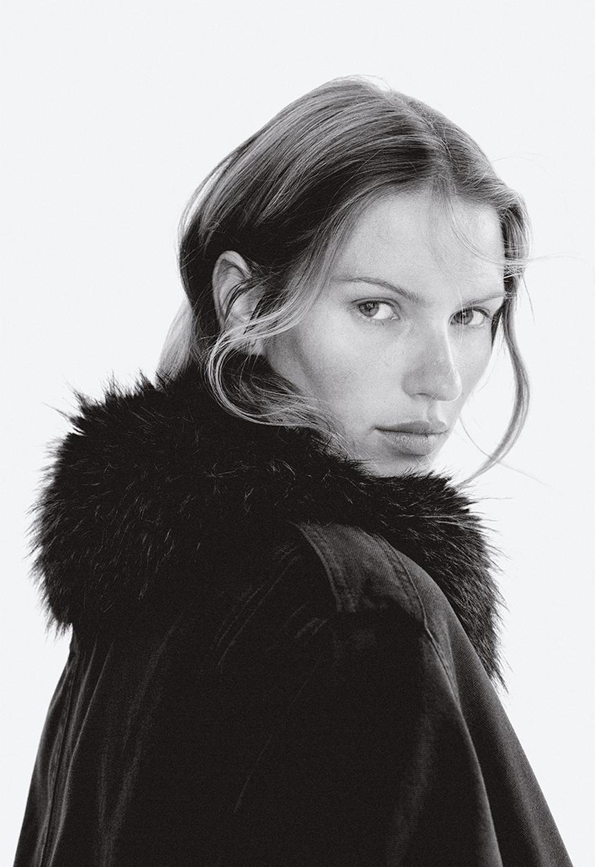 H&M - Oversized collared jacket - dark brown