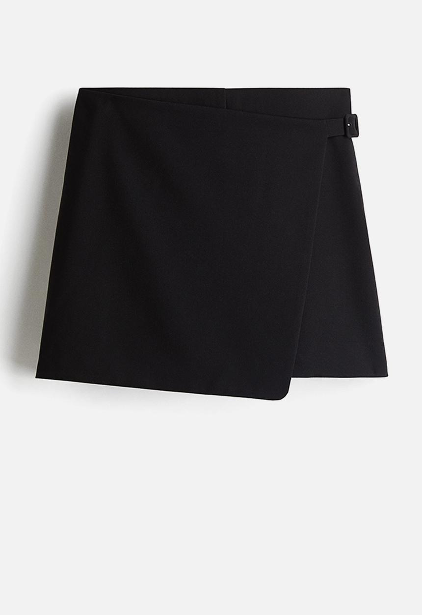 H&M - Wrap skort - black