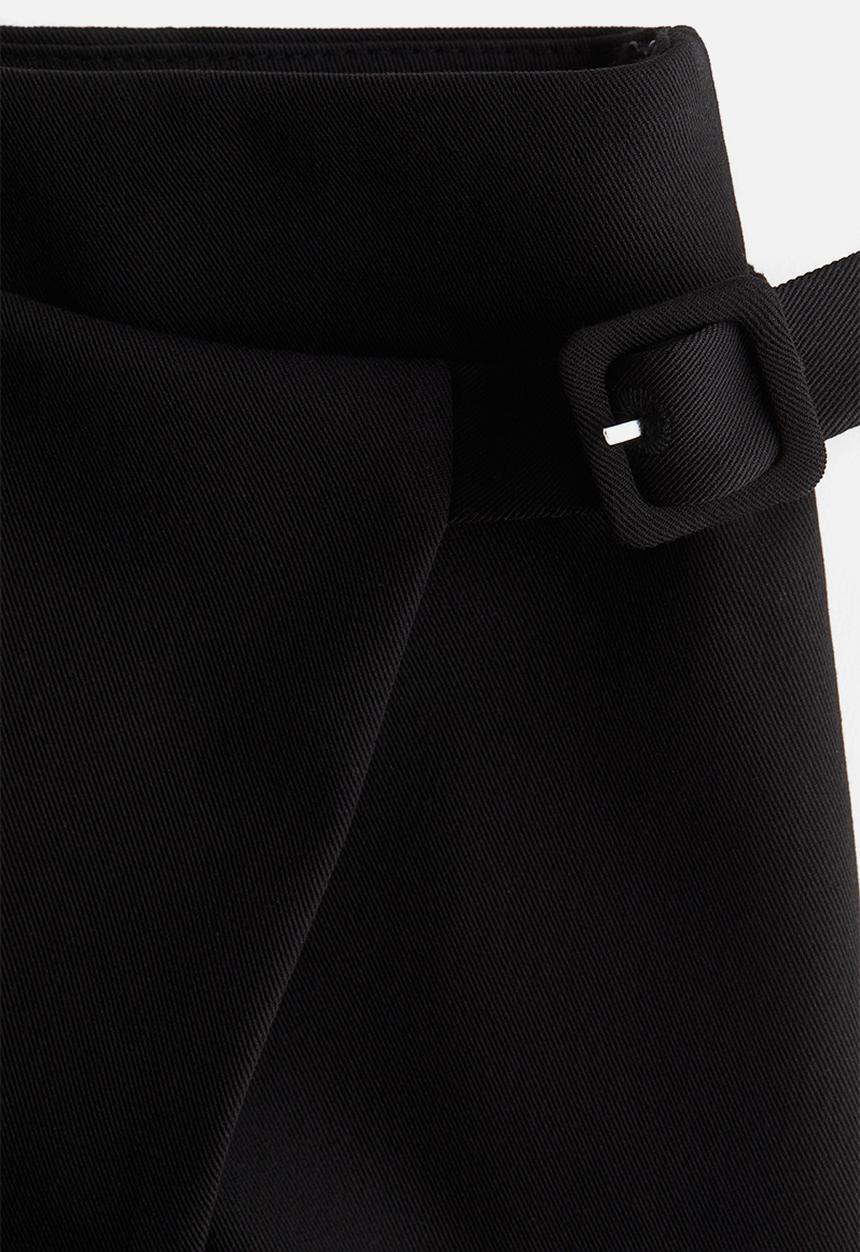 H&M - Wrap skort - black
