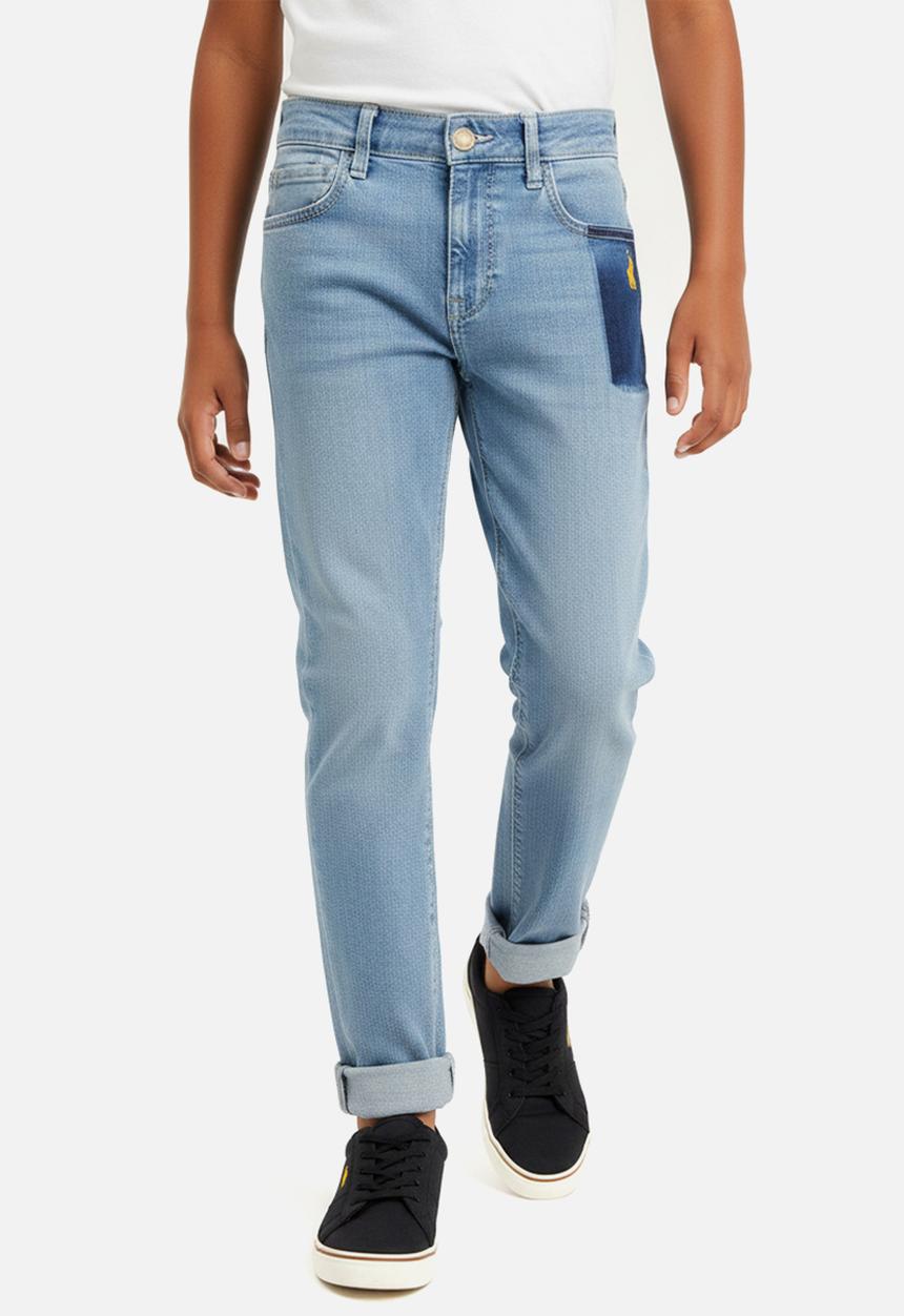 POLO - Faye barrel leg jean - light wash