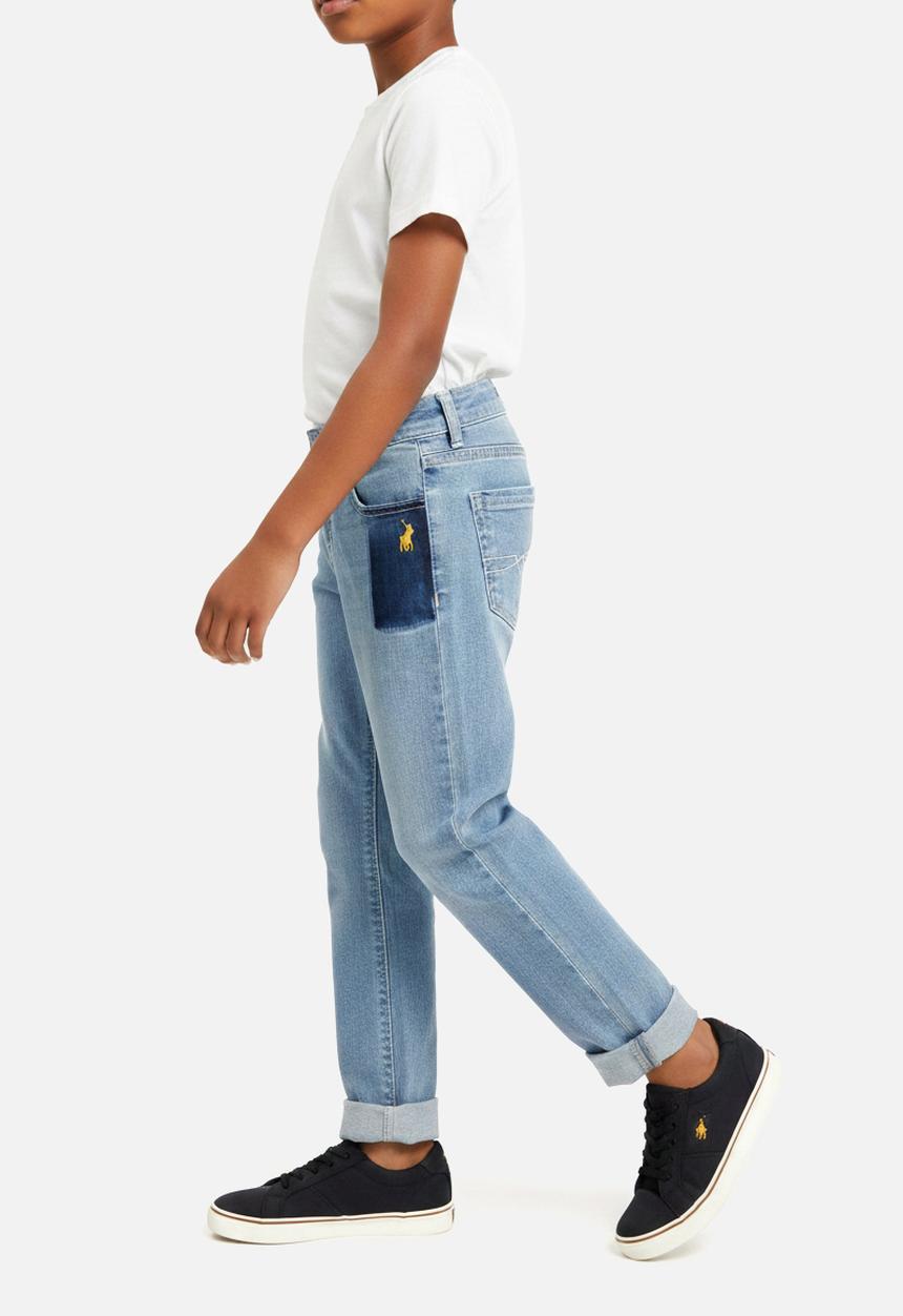 POLO - Faye barrel leg jean - light wash