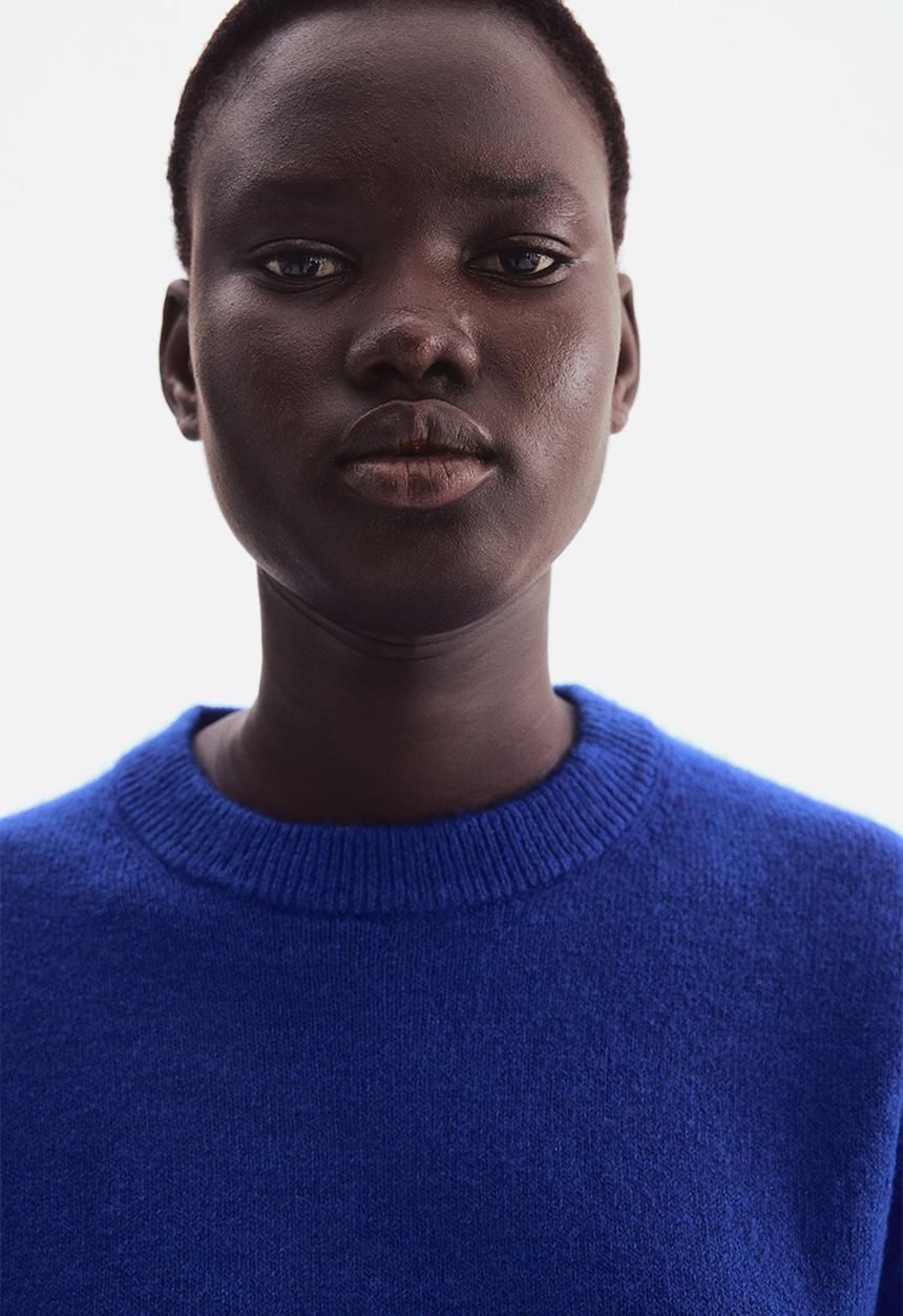 H&M - Knitted t-shirt - bright blue