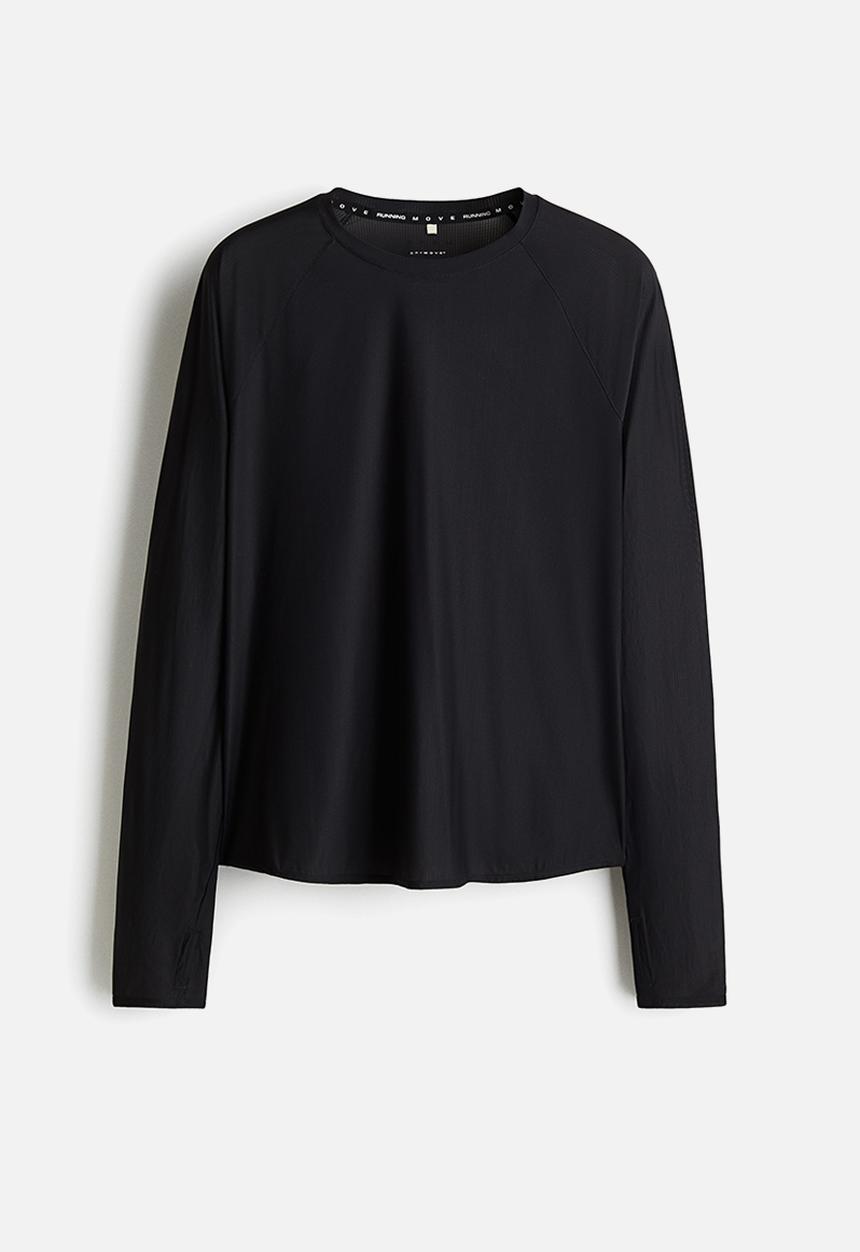 H&M - Running top with drymove™ - black