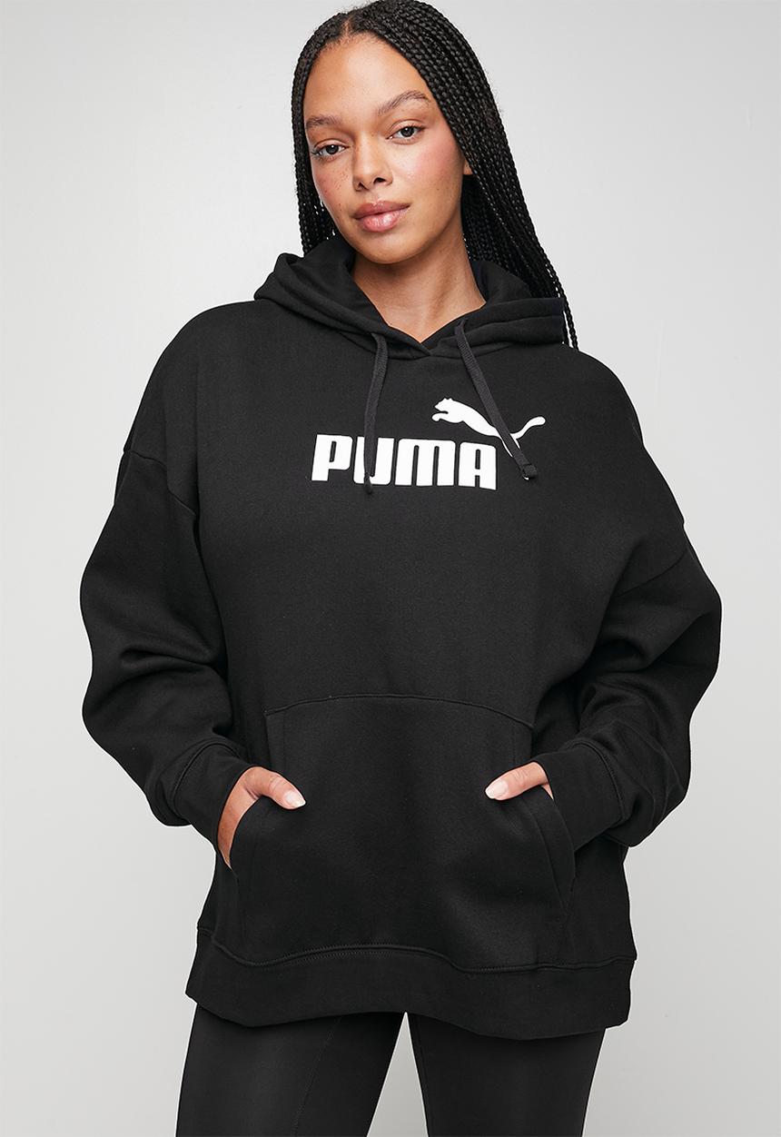 PUMA - Plus Ess No. 1 Logo Comfort Hoodie Fl W - Puma Black