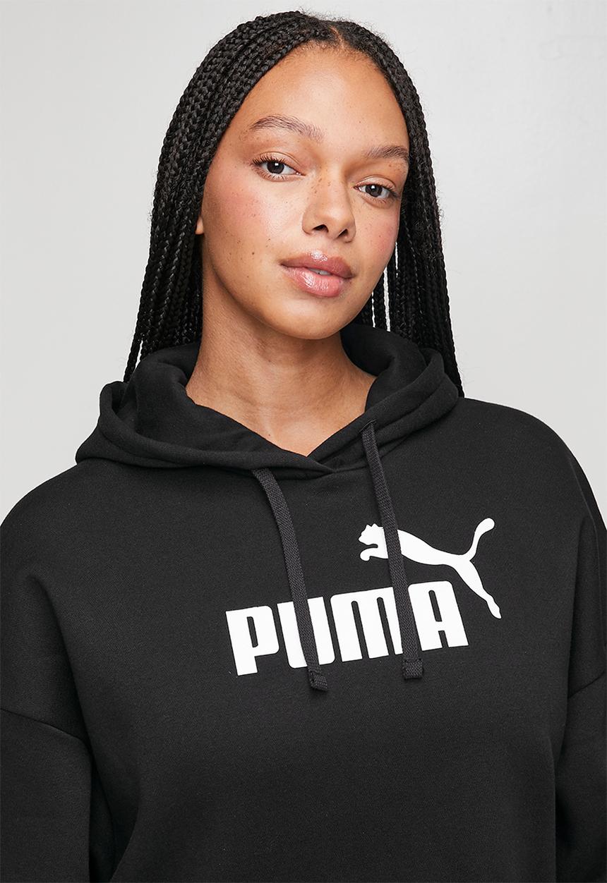 PUMA - Plus Ess No. 1 Logo Comfort Hoodie Fl W - Puma Black