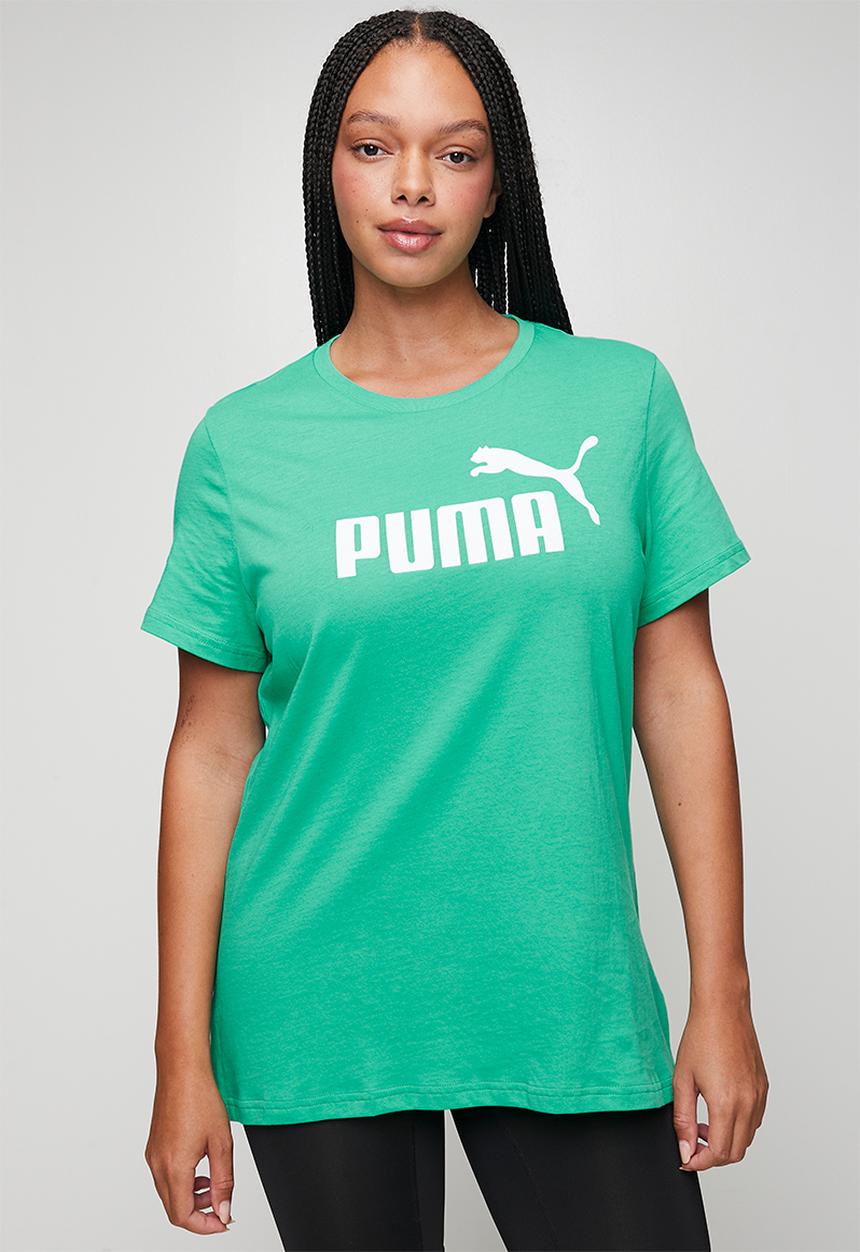 PUMA - Plus Ess No. 1 Logo Tee (S) Vibrant Green - Vibrant Green