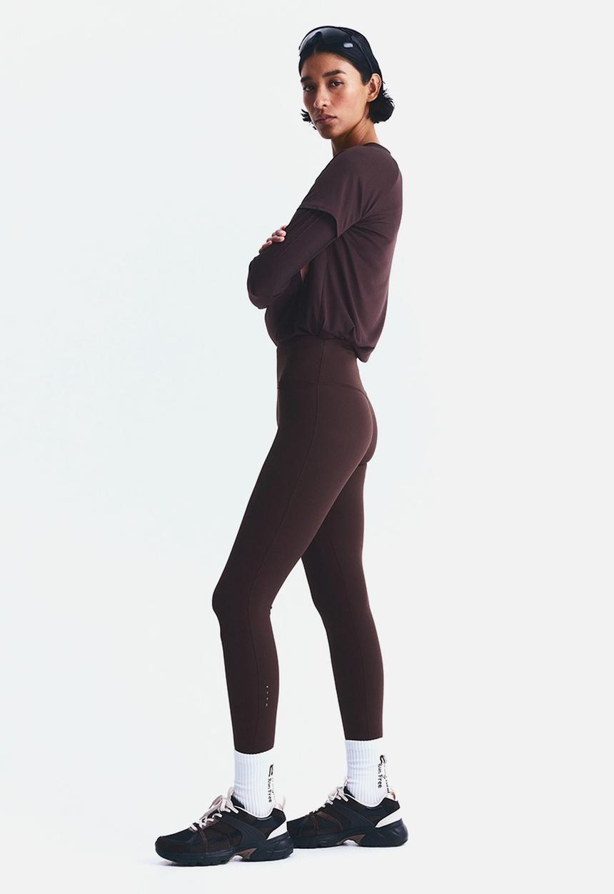 Running leggings with shapemove™ - warm brown - 1301407002