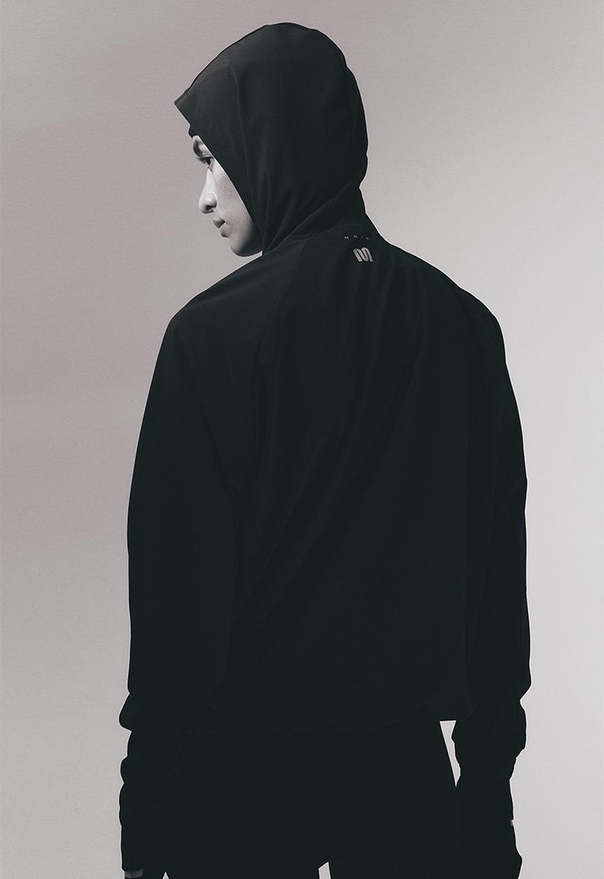 H&M - Zip-top running jacket with drymove™ - black young hearts