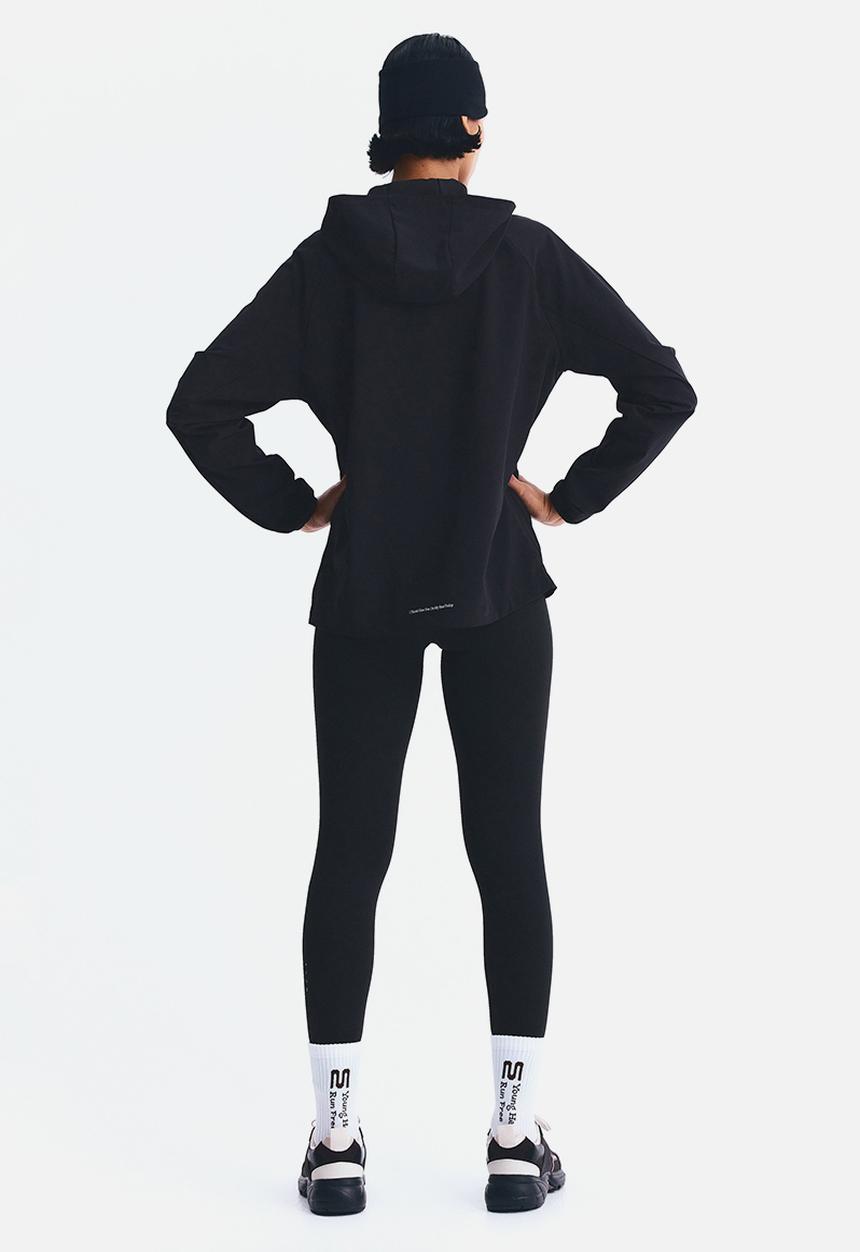 H&M - Zip-top running jacket with drymove™ - black young hearts