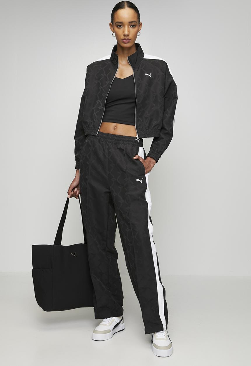 PUMA - T7 Jacquarded Woven Track Pants Op - Puma Black