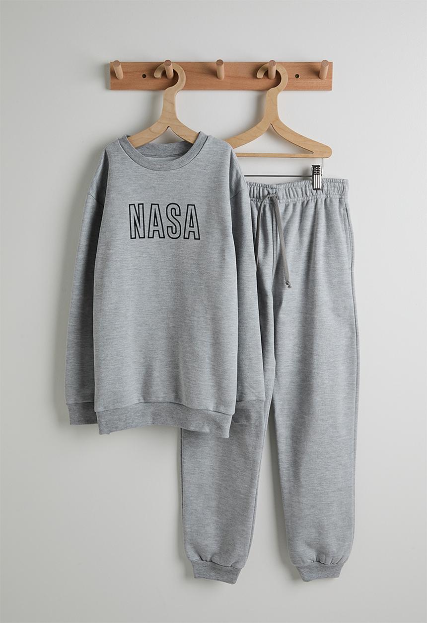 Pop Candy - Nasa tracksuit - grey 