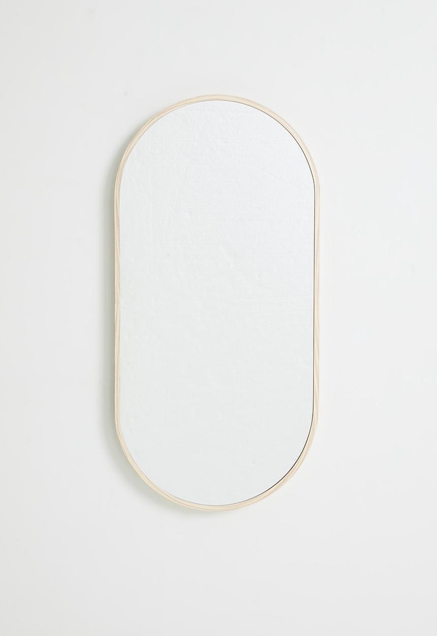 H&S - Ollie oval mirror - Natural