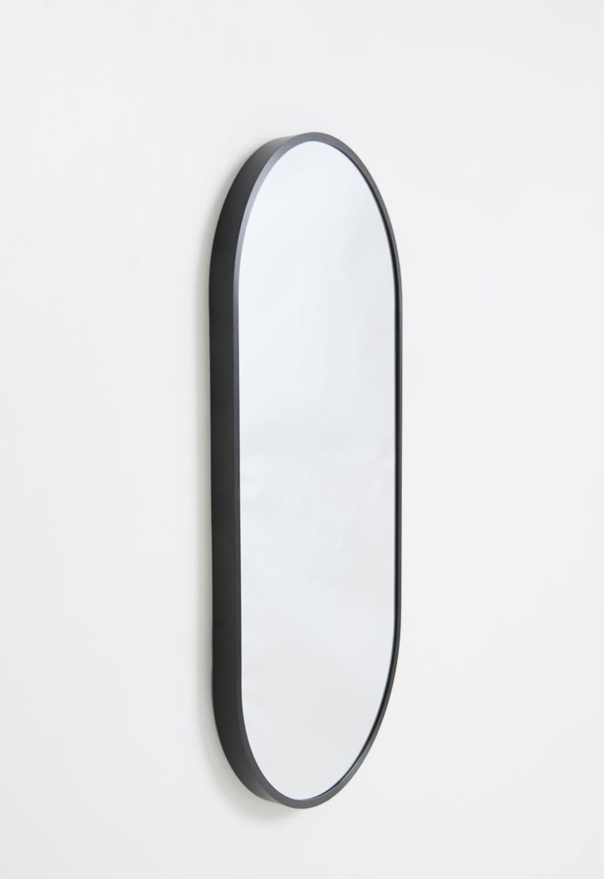 H&S - Ollie oval mirror - Black