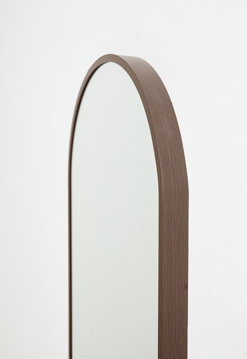 H&S - Ollie full length oval mirror - Walnut