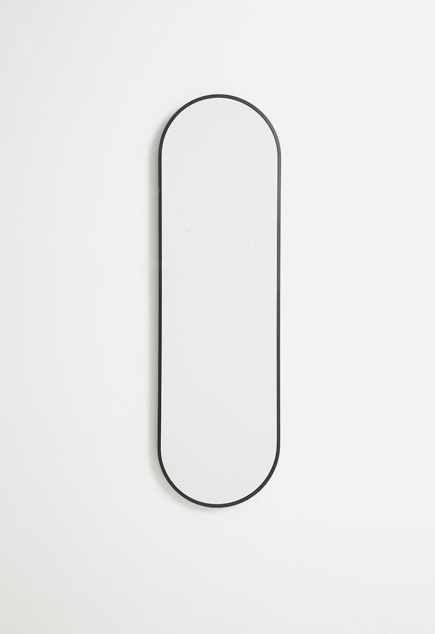 H&S - Ollie full length oval mirror - Black
