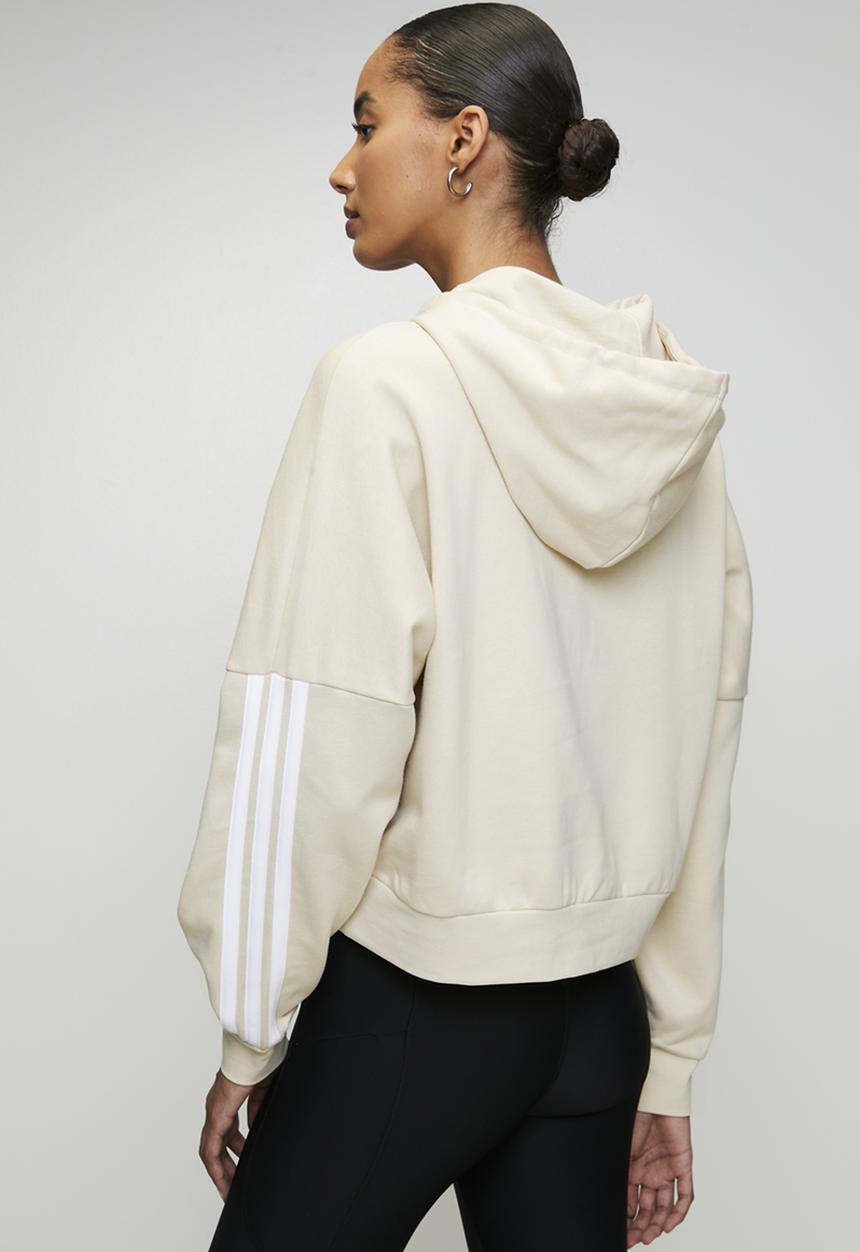 adidas Performance - W 3S Fl Qz Hd - Crystal Linen / White