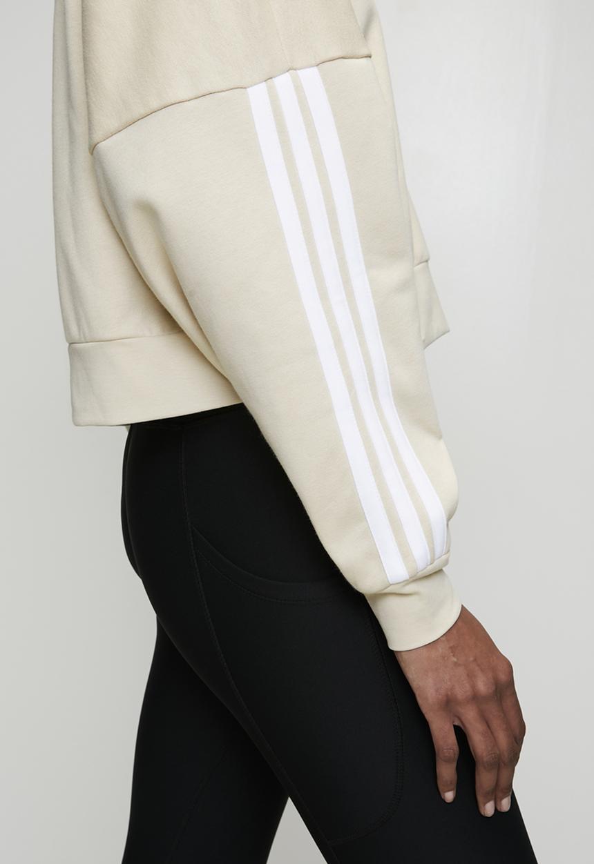 adidas Performance - W 3S Fl Qz Hd - Crystal Linen / White