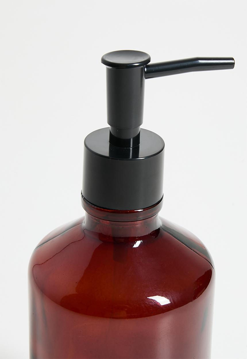Bathroom Solutions - 450ml Glass Dispenser - Amber