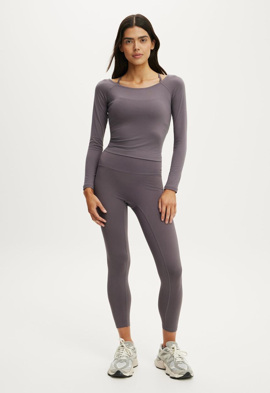 Cotton On - Ultra Move 7/8 Tight - Violet Grey