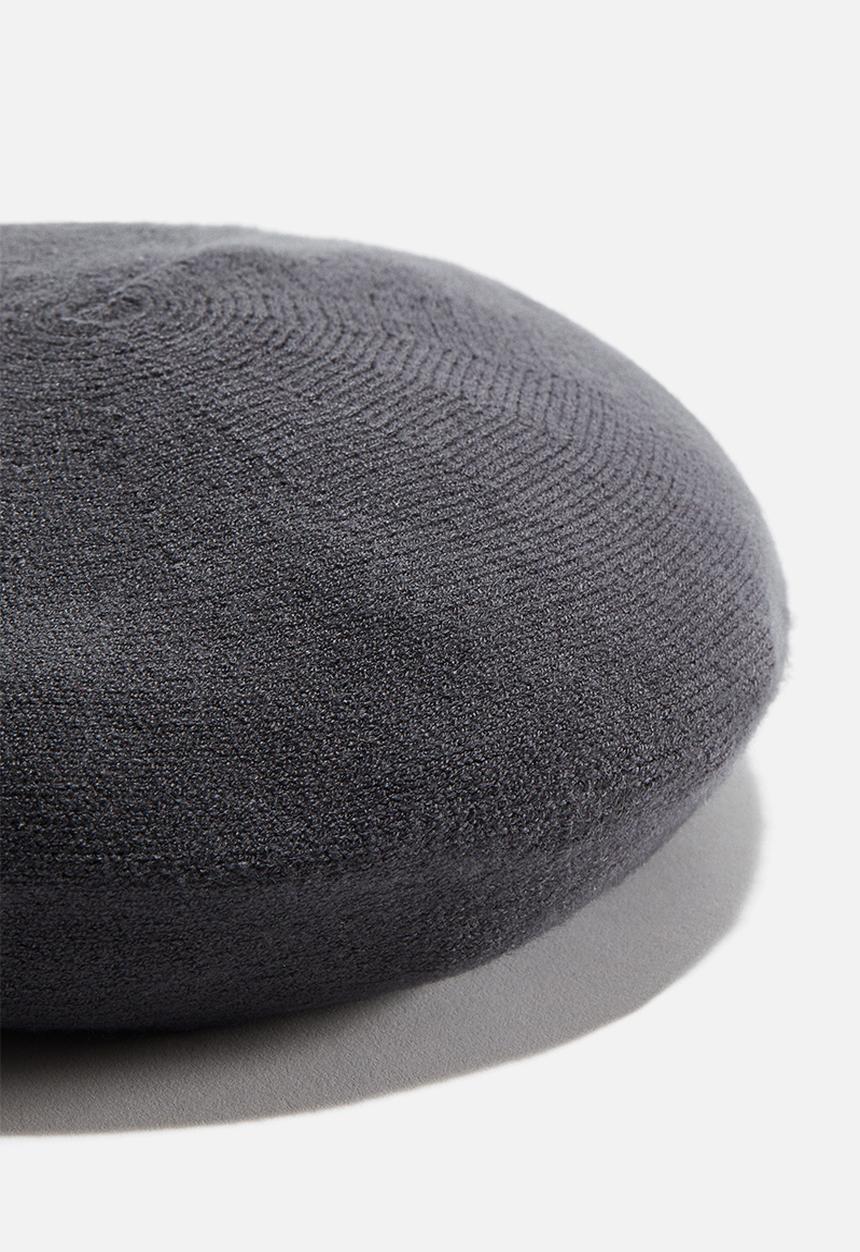 H&M - Knitted beret - dark grey